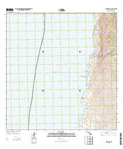 Milolii Hawaii Current topographic map, 1:24000 scale, 7.5 X 7.5 Minute, Year 2013