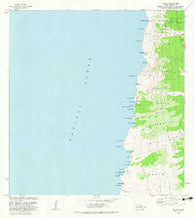 Milolii Hawaii Historical topographic map, 1:24000 scale, 7.5 X 7.5 Minute, Year 1981