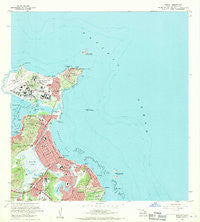 Mokapu Hawaii Historical topographic map, 1:24000 scale, 7.5 X 7.5 Minute, Year 1968