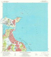 Mokapu Hawaii Historical topographic map, 1:24000 scale, 7.5 X 7.5 Minute, Year 1968