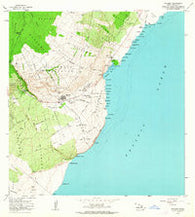 Naalehu Hawaii Historical topographic map, 1:24000 scale, 7.5 X 7.5 Minute, Year 1962