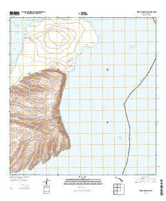 Niihau North Hawaii Current topographic map, 1:24000 scale, 7.5 X 7.5 Minute, Year 2013