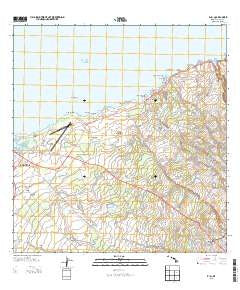 Paia Hawaii Current topographic map, 1:24000 scale, 7.5 X 7.5 Minute, Year 2013