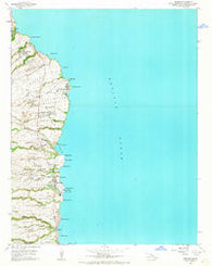 Papaikou Hawaii Historical topographic map, 1:24000 scale, 7.5 X 7.5 Minute, Year 1966