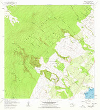 Punaluu Hawaii Historical topographic map, 1:24000 scale, 7.5 X 7.5 Minute, Year 1966