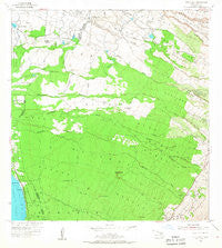 Puu O Kali Hawaii Historical topographic map, 1:24000 scale, 7.5 X 7.5 Minute, Year 1954
