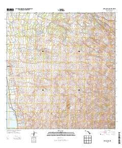 Puu O Kali Hawaii Historical topographic map, 1:24000 scale, 7.5 X 7.5 Minute, Year 2013