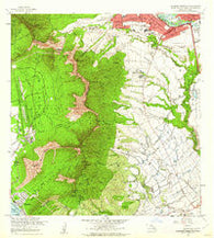 Schofield Barracks Hawaii Historical topographic map, 1:24000 scale, 7.5 X 7.5 Minute, Year 1960