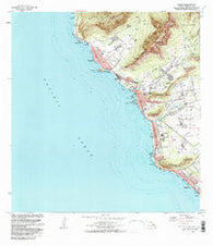 Waianae Hawaii Historical topographic map, 1:24000 scale, 7.5 X 7.5 Minute, Year 1983