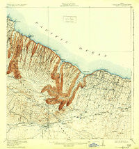 Waipio Hawaii Historical topographic map, 1:62500 scale, 15 X 15 Minute, Year 1916