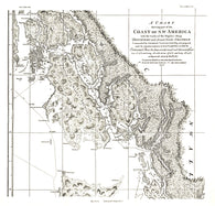 Buy map 1899 A Chart showing part of the Coast of NW America Side 1