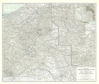 Buy map 1918 The Western Theatre of War Map