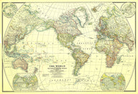 Buy map 1922 World Map