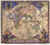 Buy map 1928 Map of Discovery, Eastern Hemisphere