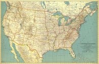Buy map 1933 United States of America Map
