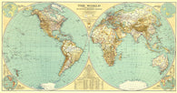 Buy map 1935 World Map