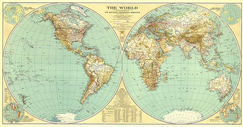 Buy map 1935 World Map