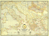 Buy map 1940 Classical Lands of the Mediterranean Map