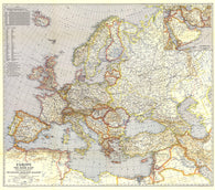 Buy map 1940 Europe and the Near East Map