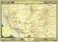 Buy map 1940 Southwestern United States Map