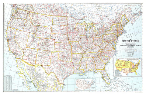 Buy map 1940 United States of America Map