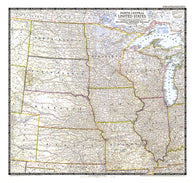 Buy map 1948 North Central United States Map