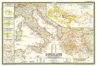 Buy map 1949 Classical Lands of the Mediterranean Map