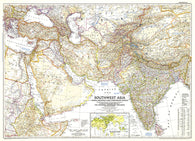 Buy map 1952 Southwest Asia Map