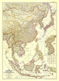 Buy map 1952 The Far East Map