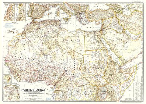 Buy map 1954 Northern Africa Map