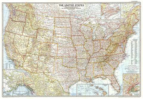 Buy map 1956 United States of America Map