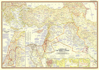 Buy map 1956 Lands of the Bible Today Map