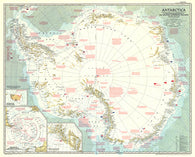 Buy map 1957 Antarctica Map