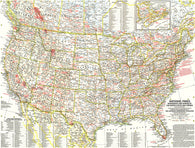 Buy map 1958 National Parks Map