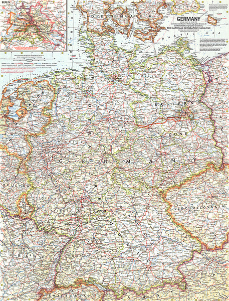 Buy map 1959 Germany Map
