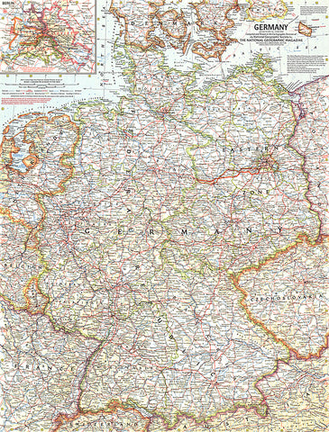 Buy map 1959 Germany Map