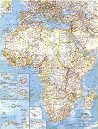 Buy map 1960 Africa Map