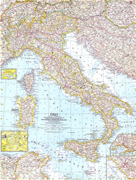 Buy map 1961 Italy Map