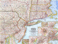 Buy map 1962 United States Washington to Boston Map