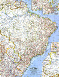 Buy map 1962 Eastern South America Map