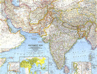 Buy map 1963 Southwest Asia Map