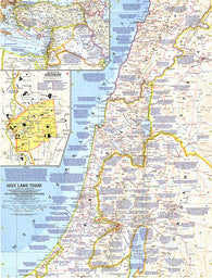 Buy map 1963 Holy Land Today Map