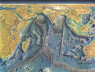 Buy map 1967 Indian Ocean Floor Map