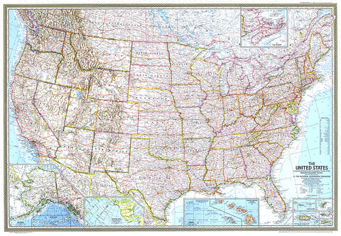 Buy map 1968 United States Map