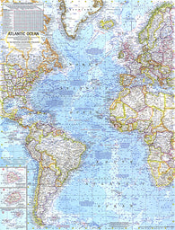 Buy map 1968 Atlantic Ocean Map
