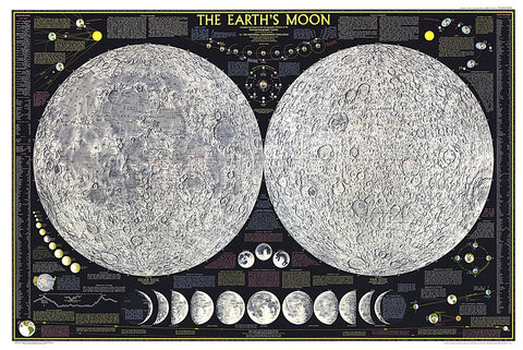 Buy map 1969 Earths Moon Map