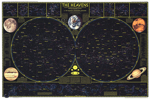 Buy map 1970 Heavens