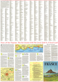 Buy map 1971 Travelers Map of France Theme