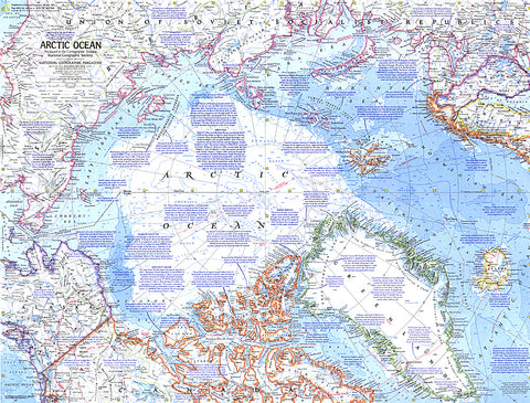 Buy map 1971 Arctic Ocean Map