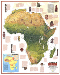 Buy map 1971 Heritage of Africa Map